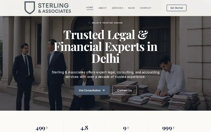 Sterling & Associates — Classic template