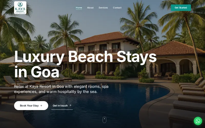 Kaya Resort — Vista template